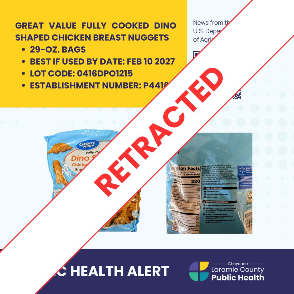 Retracted Public Health Alert